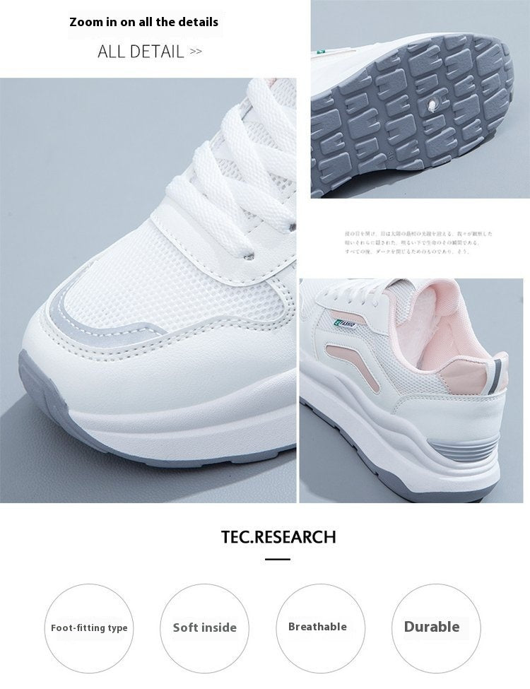 Summer Breathable Mesh Female Soft Bottom Casual Shoes