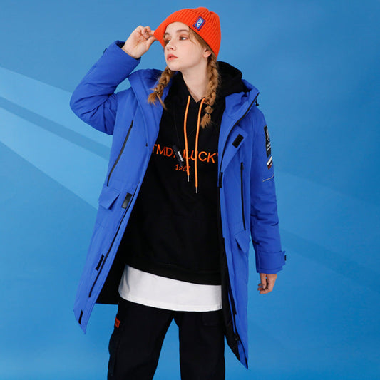 Lightweight Down Jacket in Bright Blue - Stylish Winter Wear for Women