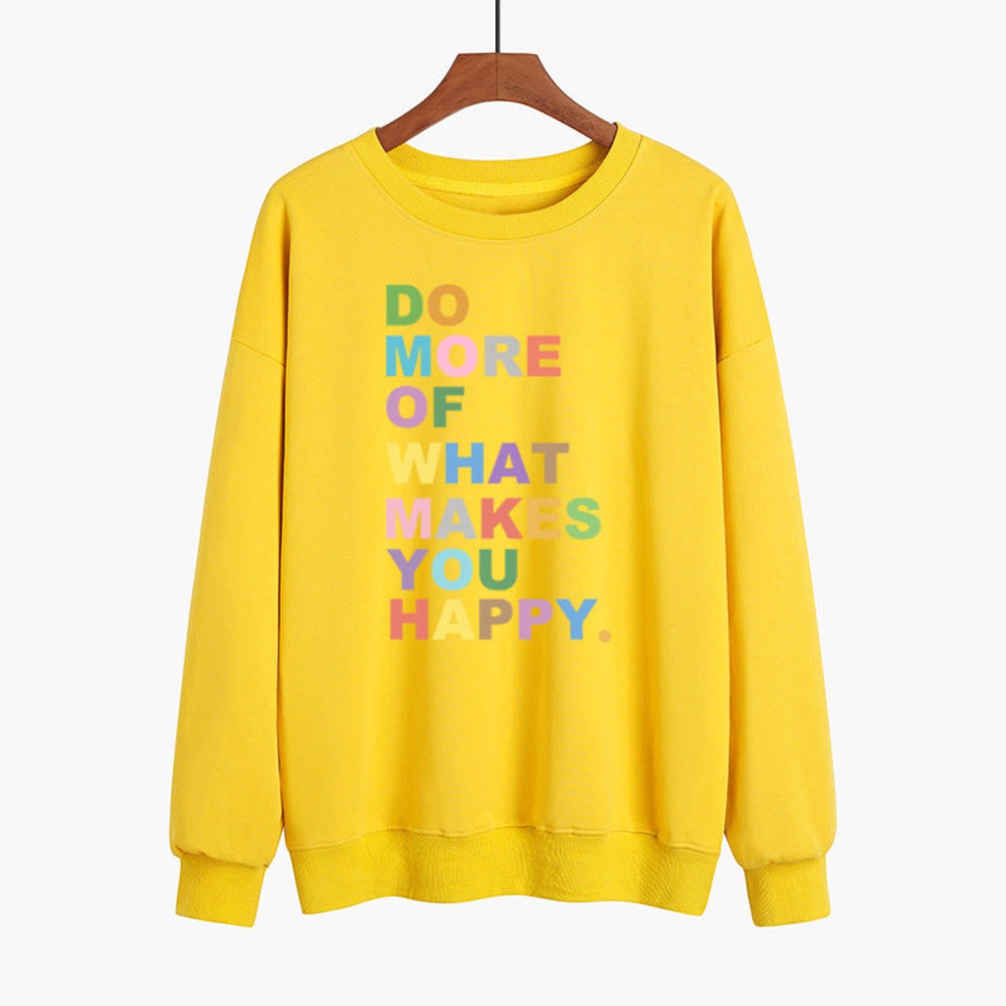 Women's "Do More of What Makes You Happy" Graphic Sweater