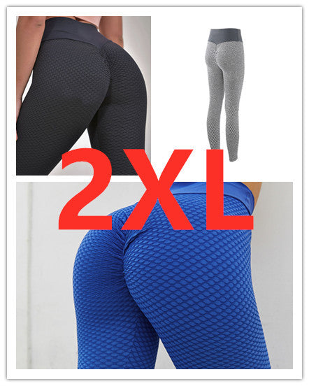 Pantalon de yoga à carreaux – Legging de sport taille haute sans couture