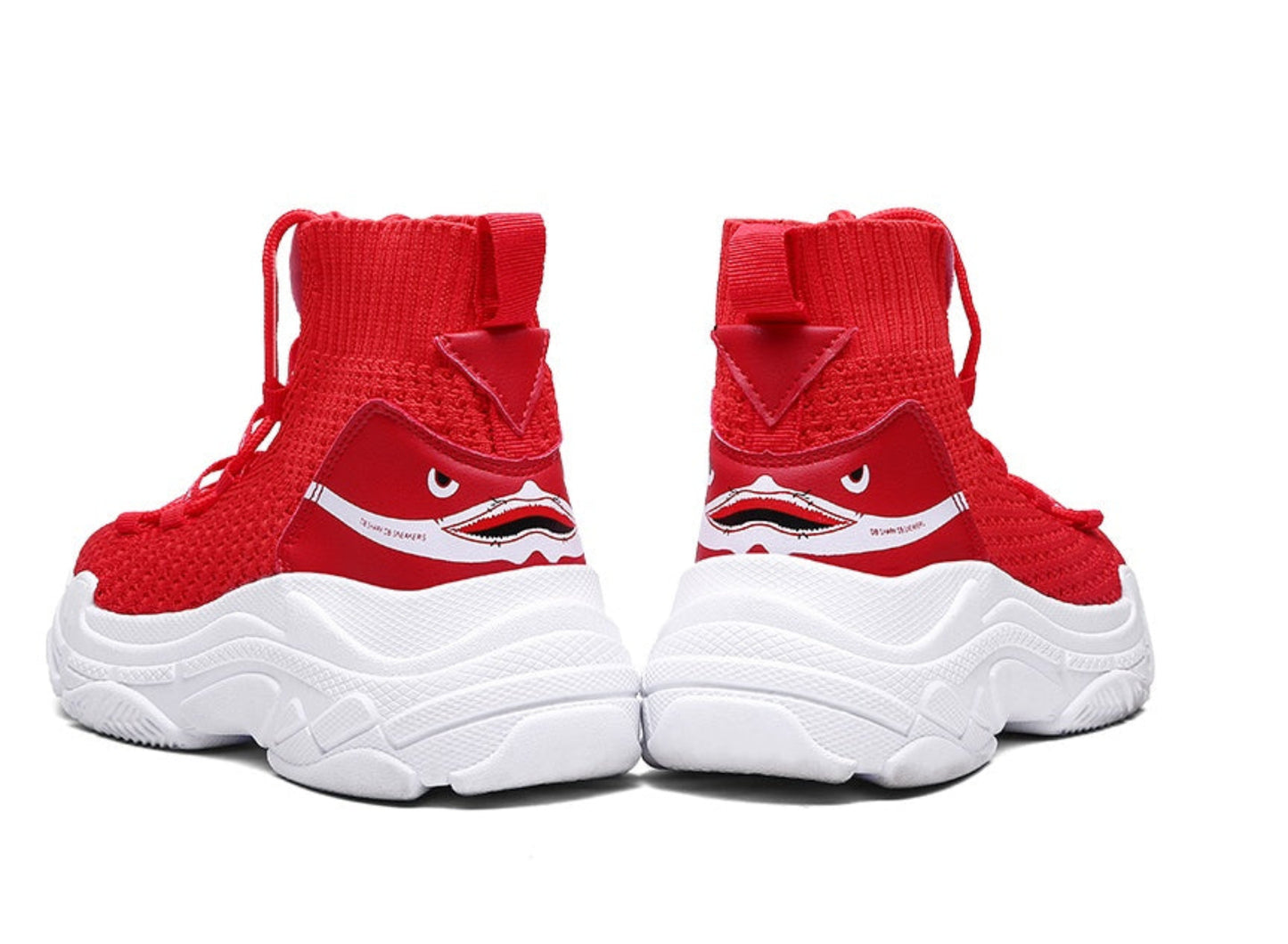 All-Match Sports Shoes Net Red Breathable High-Top Men'S Shoes