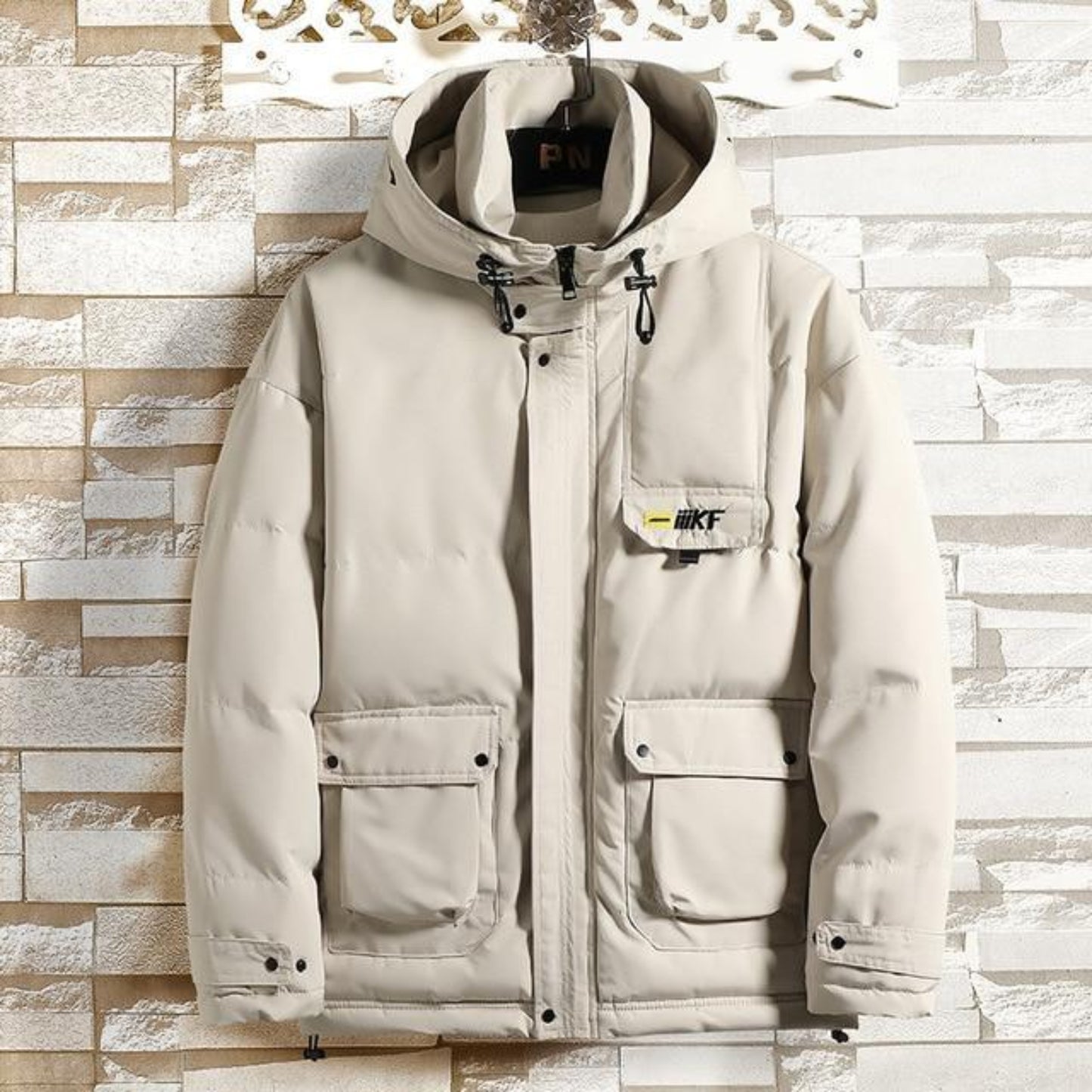 New Men's Thick Warm Jacket Trendy Men's Hoodie