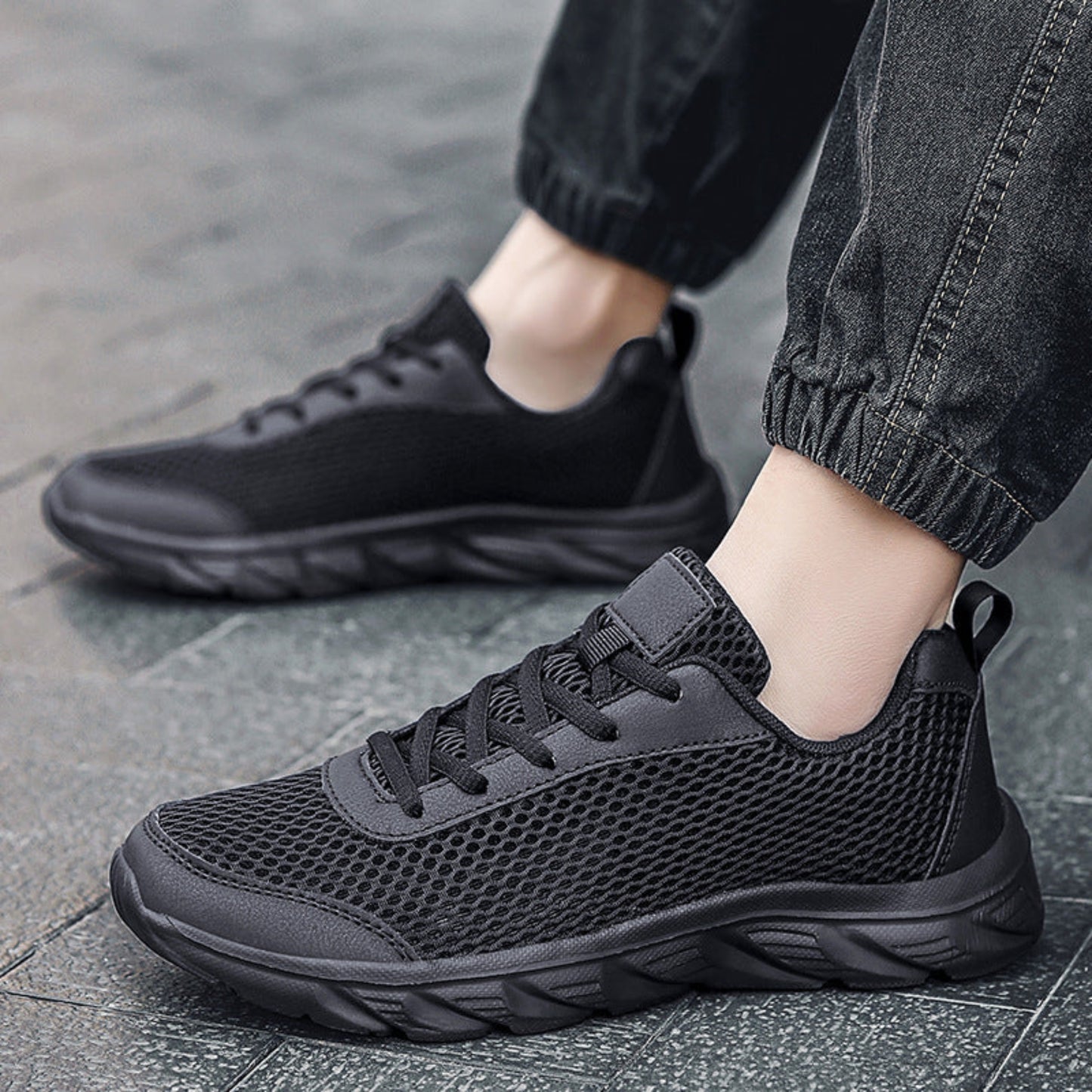 Couple Woven Casual Sneaker | Men’s Mesh Running Shoes