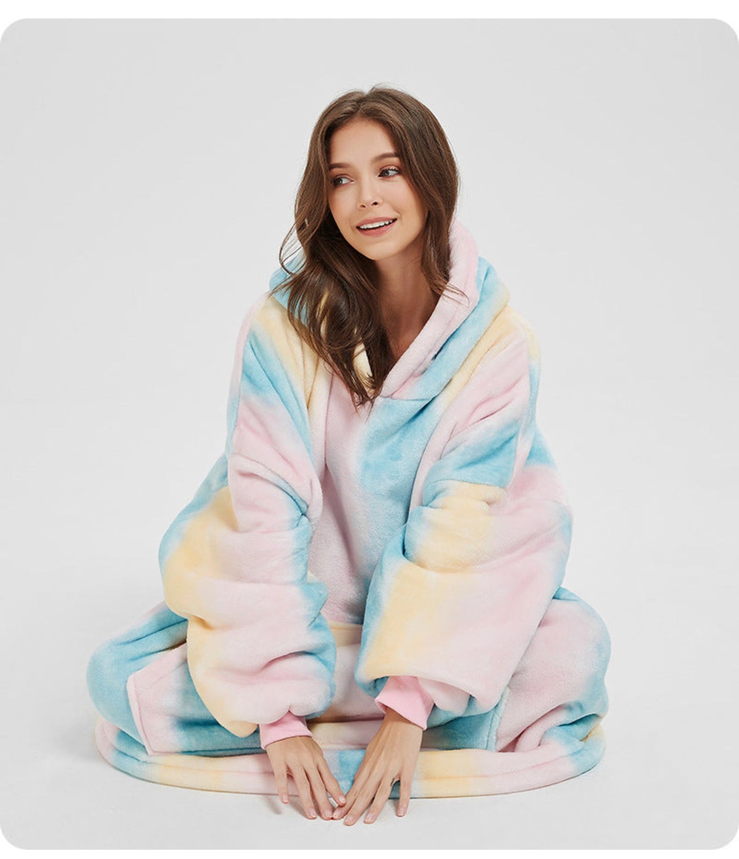 Women's Flannel Hooded Night-Robe