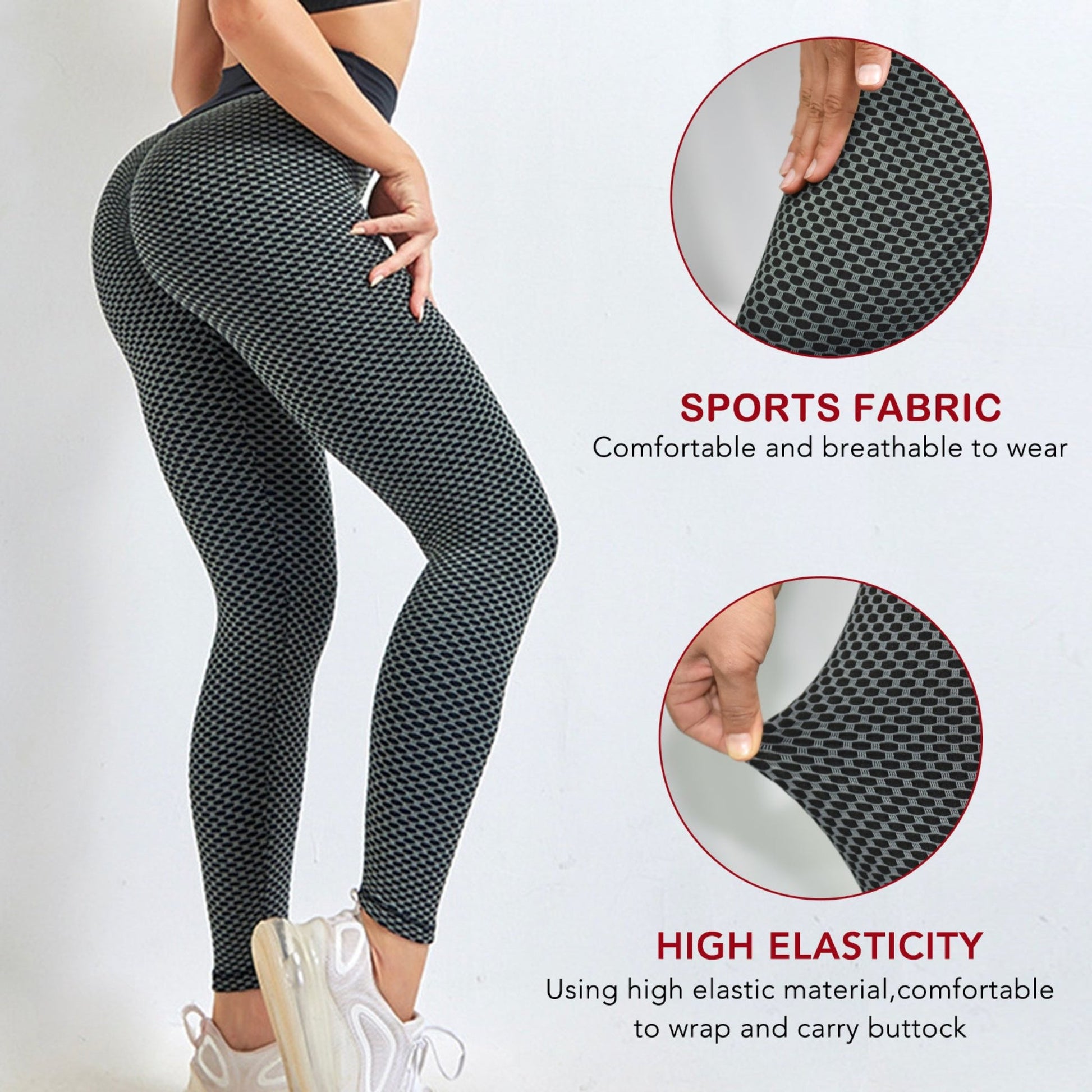 Plus size butt-lifting TikTok leggings for women