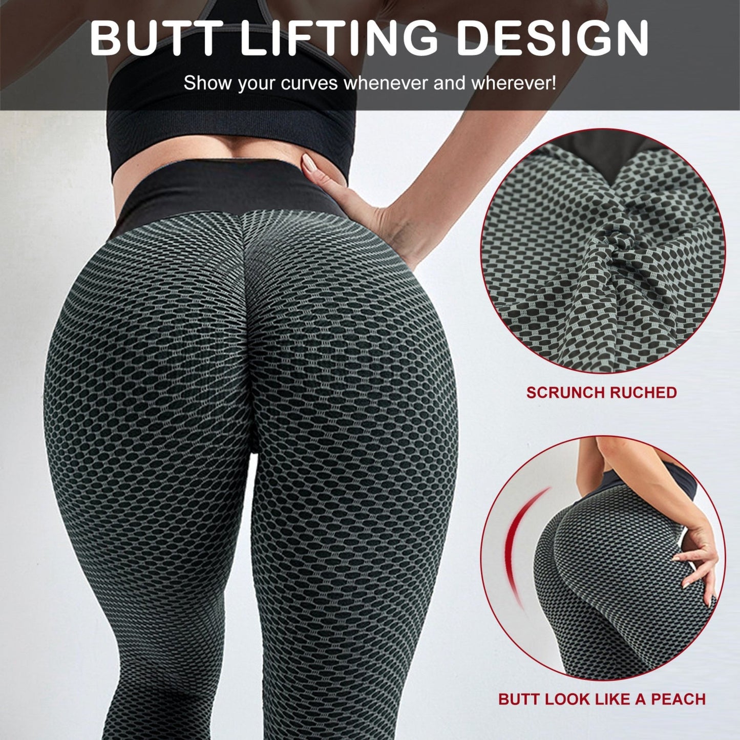 Plus size butt-lifting TikTok leggings for women