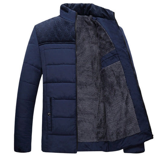 Middle-aged men's business casual down padded jacket