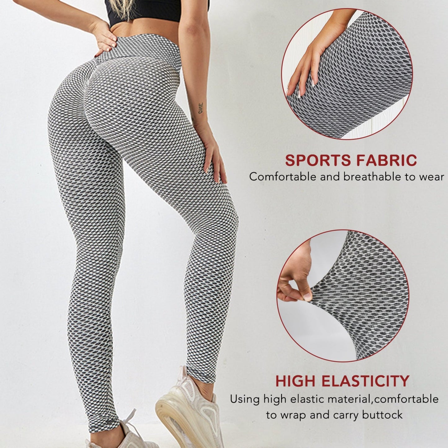 High Waist TIK Tok Leggings for Women – Butt Lifting, Yoga & Workout Pants