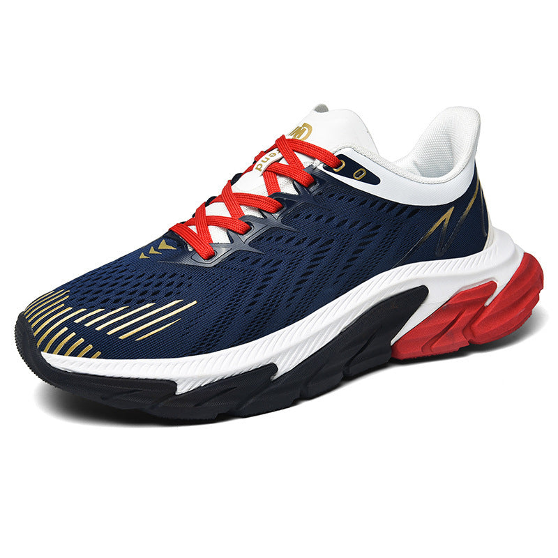 Marathon Running Shoes Sports Large Size Breathable Ultralight Shock Absorption Running Shoes