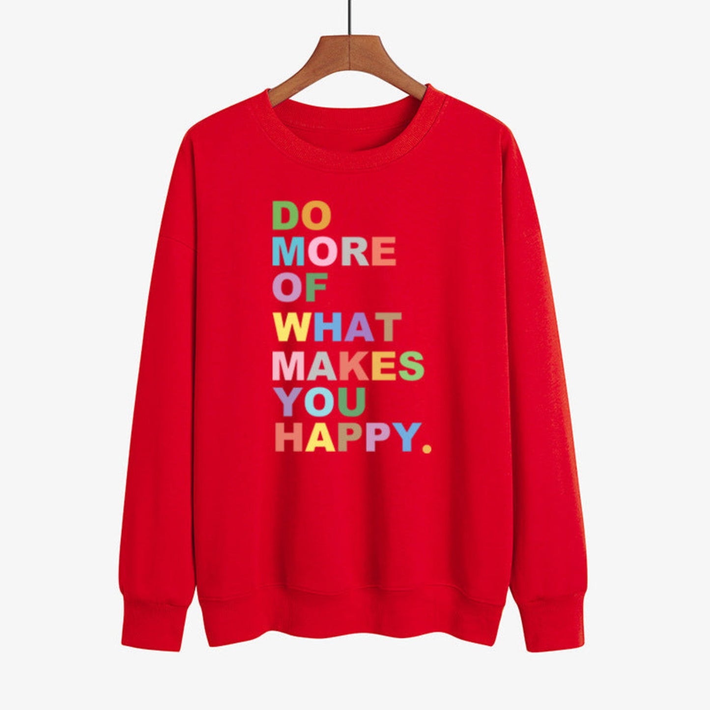 Women's "Do More of What Makes You Happy" Graphic Sweater