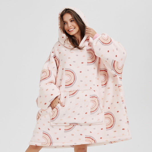 Women's Flannel Hooded Night-Robe