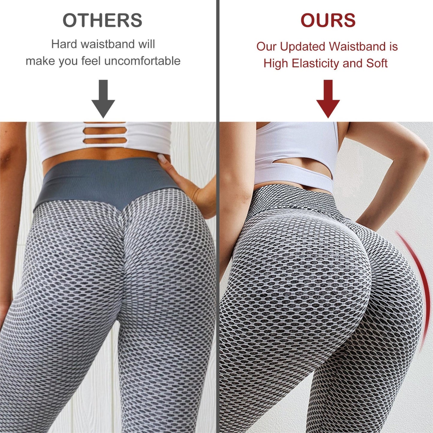 High Waist TIK Tok Leggings for Women – Butt Lifting, Yoga & Workout Pants