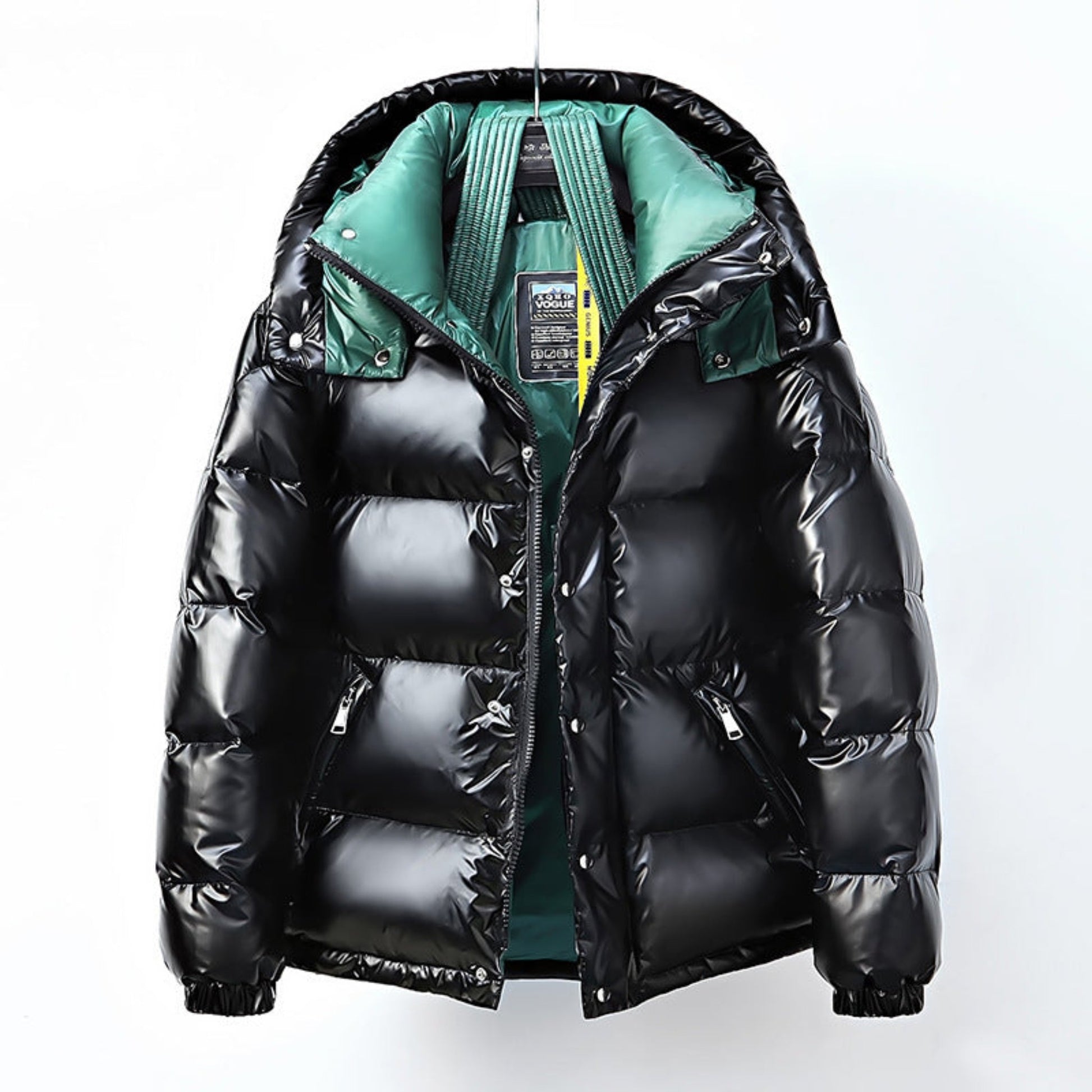 Glossy down jacket