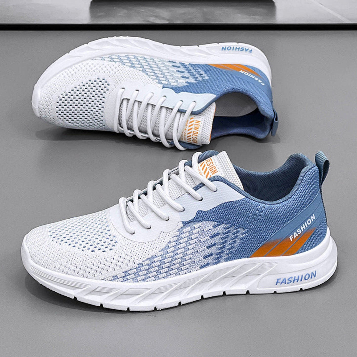 Breathable fly woven mesh casual running sneakers