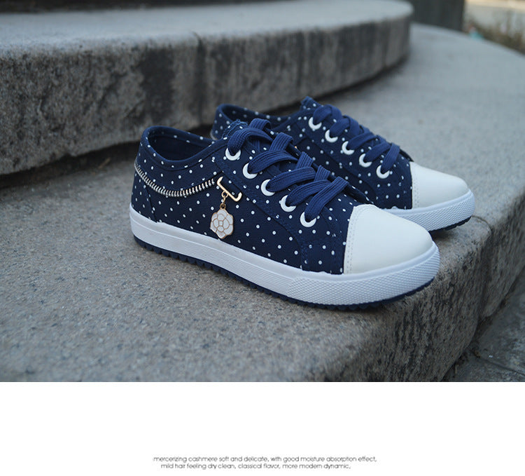 Women's Hollow Denim Mesh Flat Casual Shoes