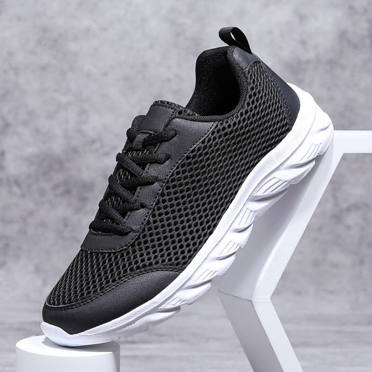 Couple Woven Casual Sneaker | Men’s Mesh Running Shoes