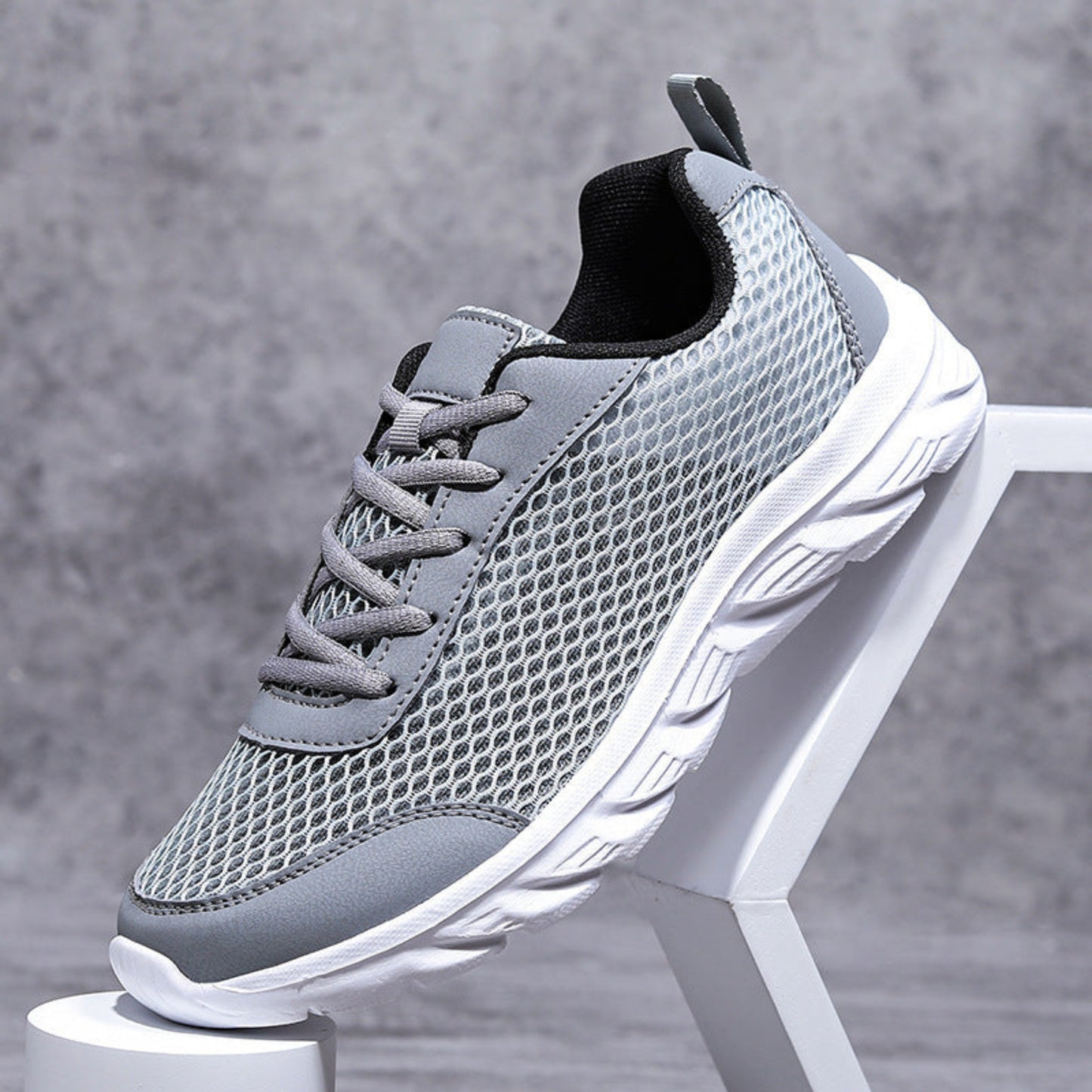 Couple Woven Casual Sneaker | Men’s Mesh Running Shoes