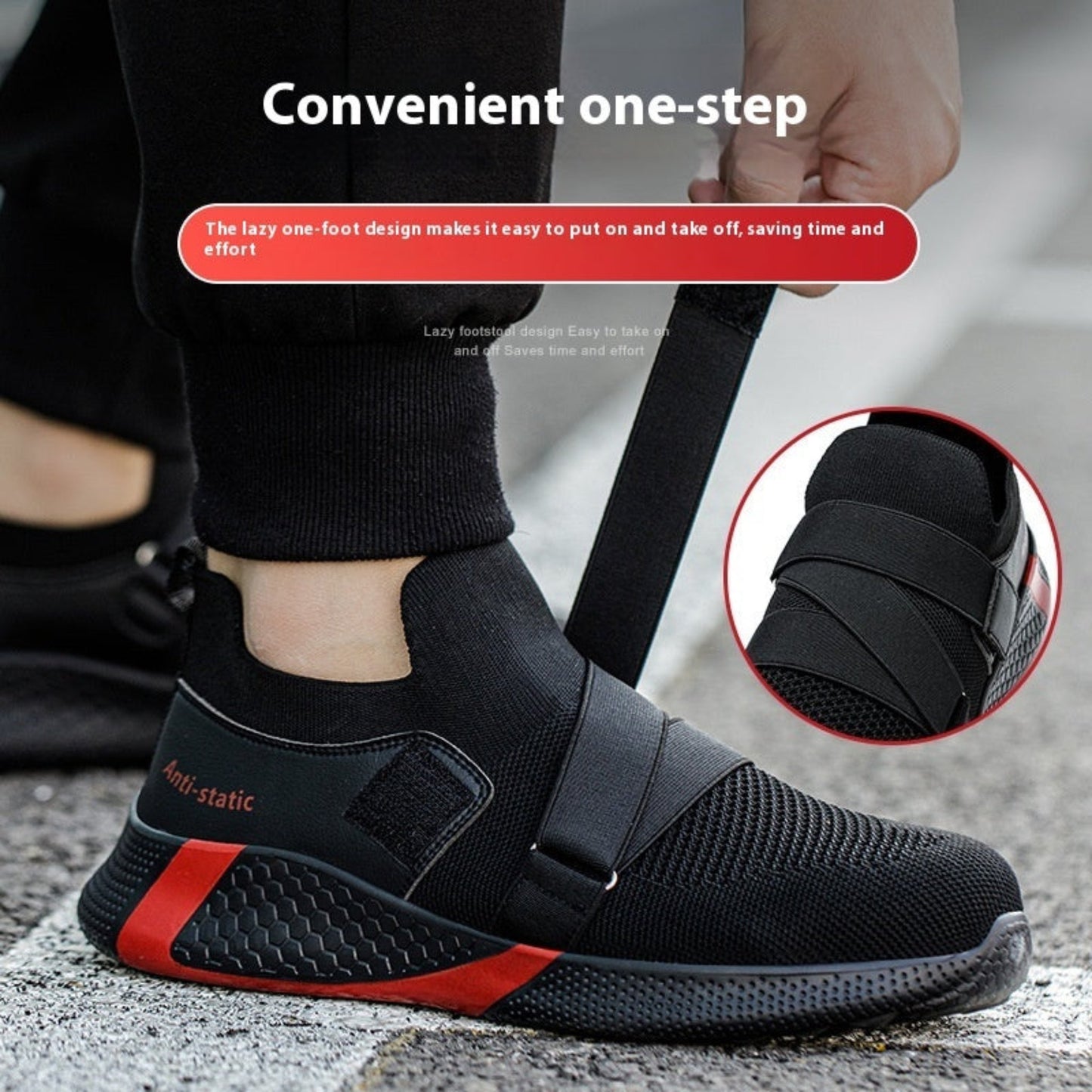 Anti-static safety shoes