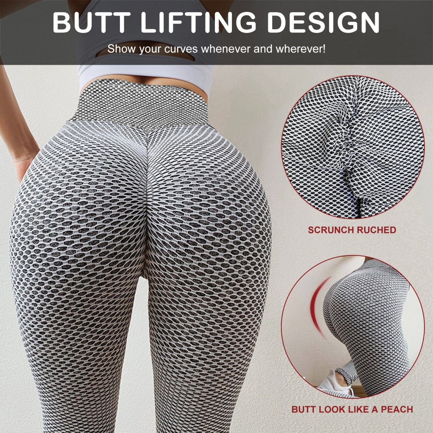 High Waist TIK Tok Leggings for Women – Butt Lifting, Yoga & Workout Pants