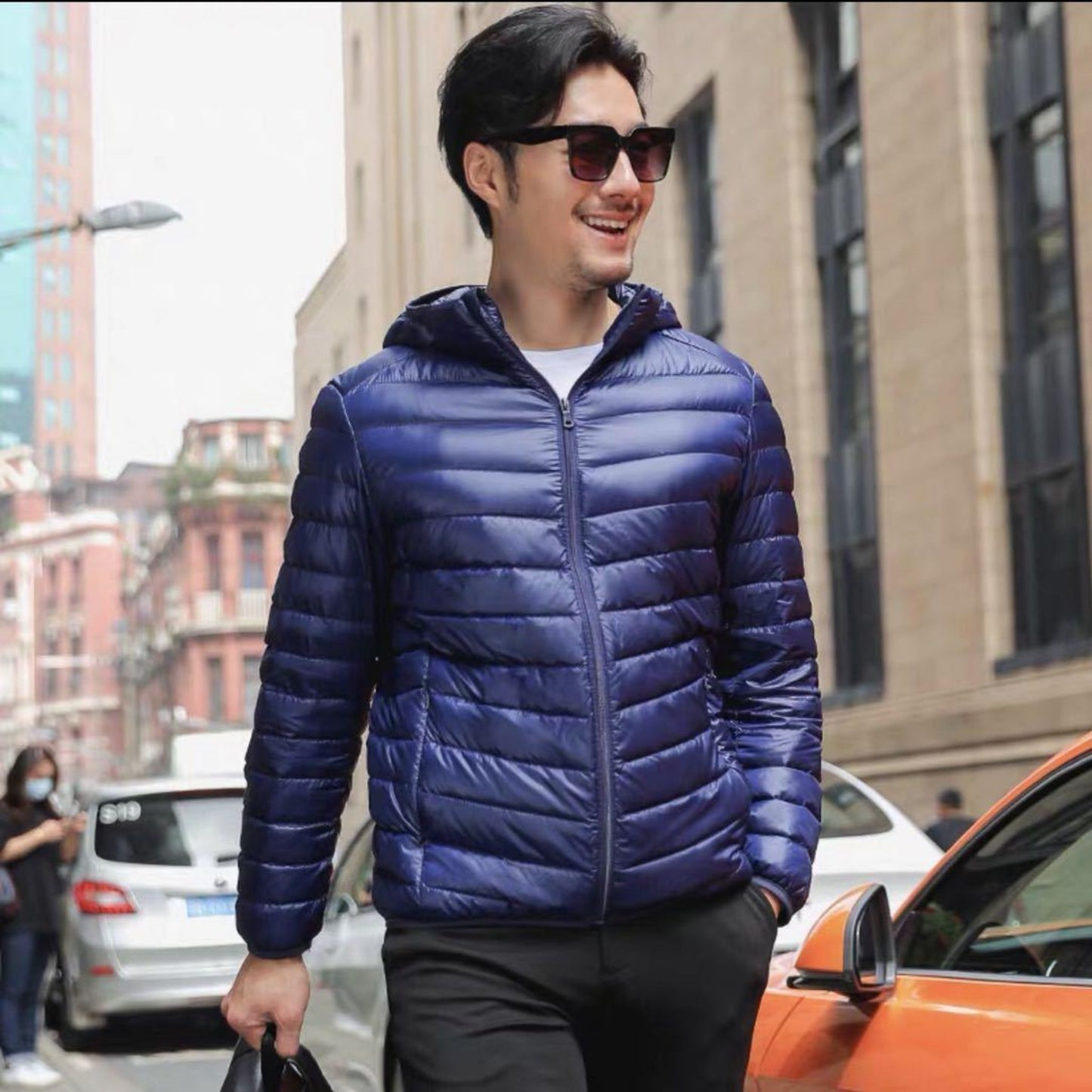 Lightweight Down Jacket Men's Korean Style Slim Short