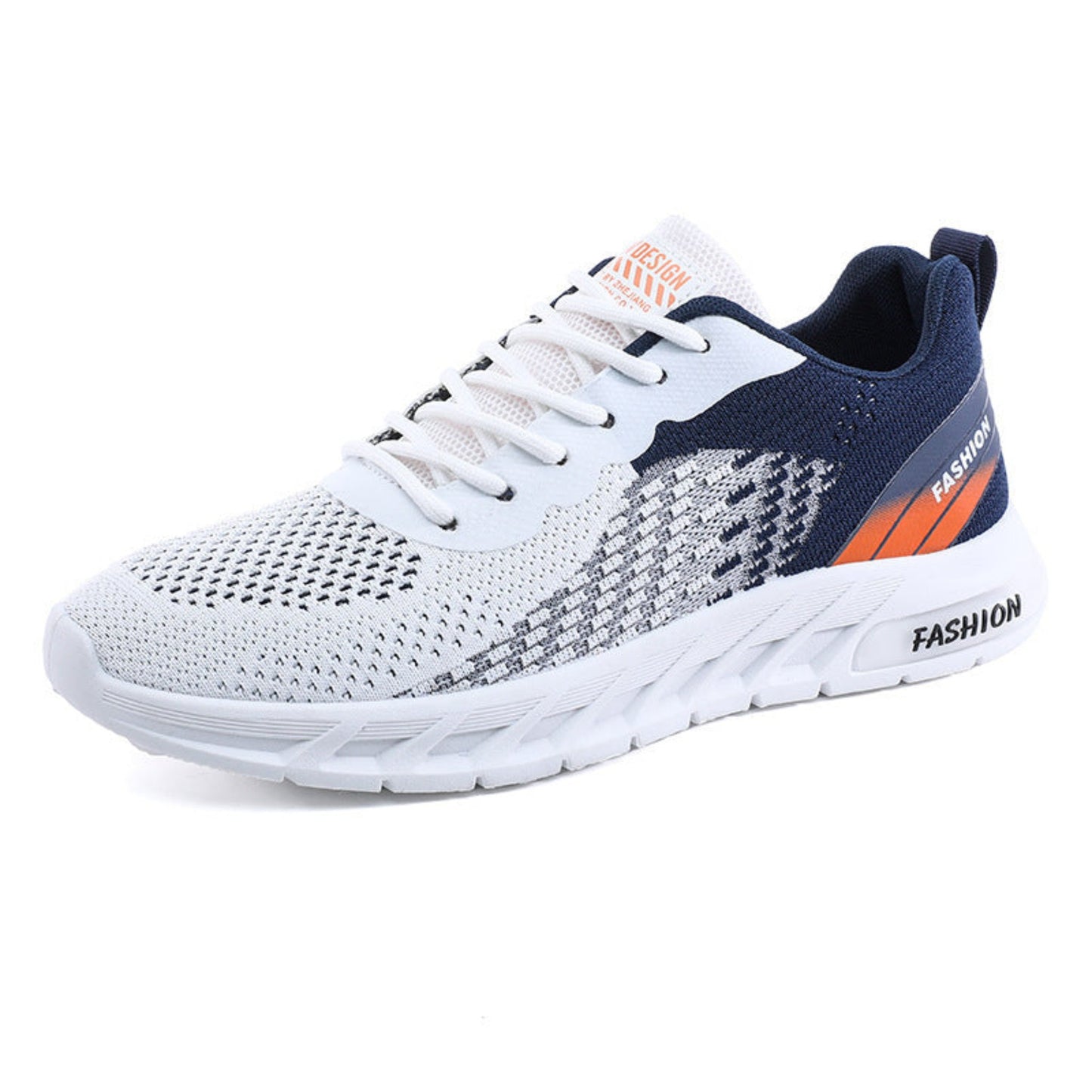 Breathable fly woven mesh casual running sneakers