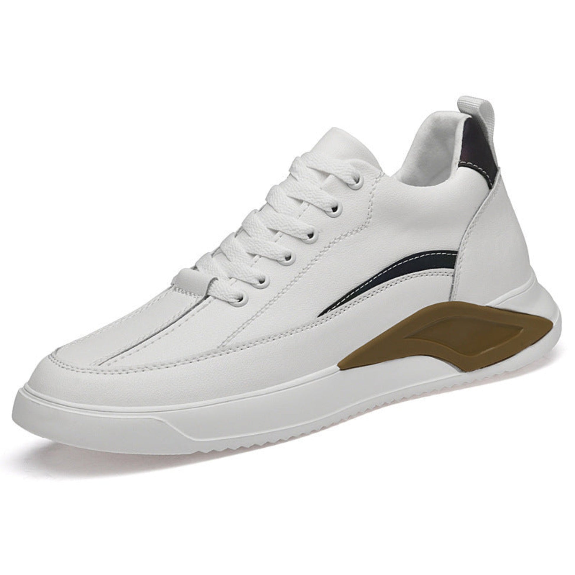 Men's retro casual shoes with height-increasing insole