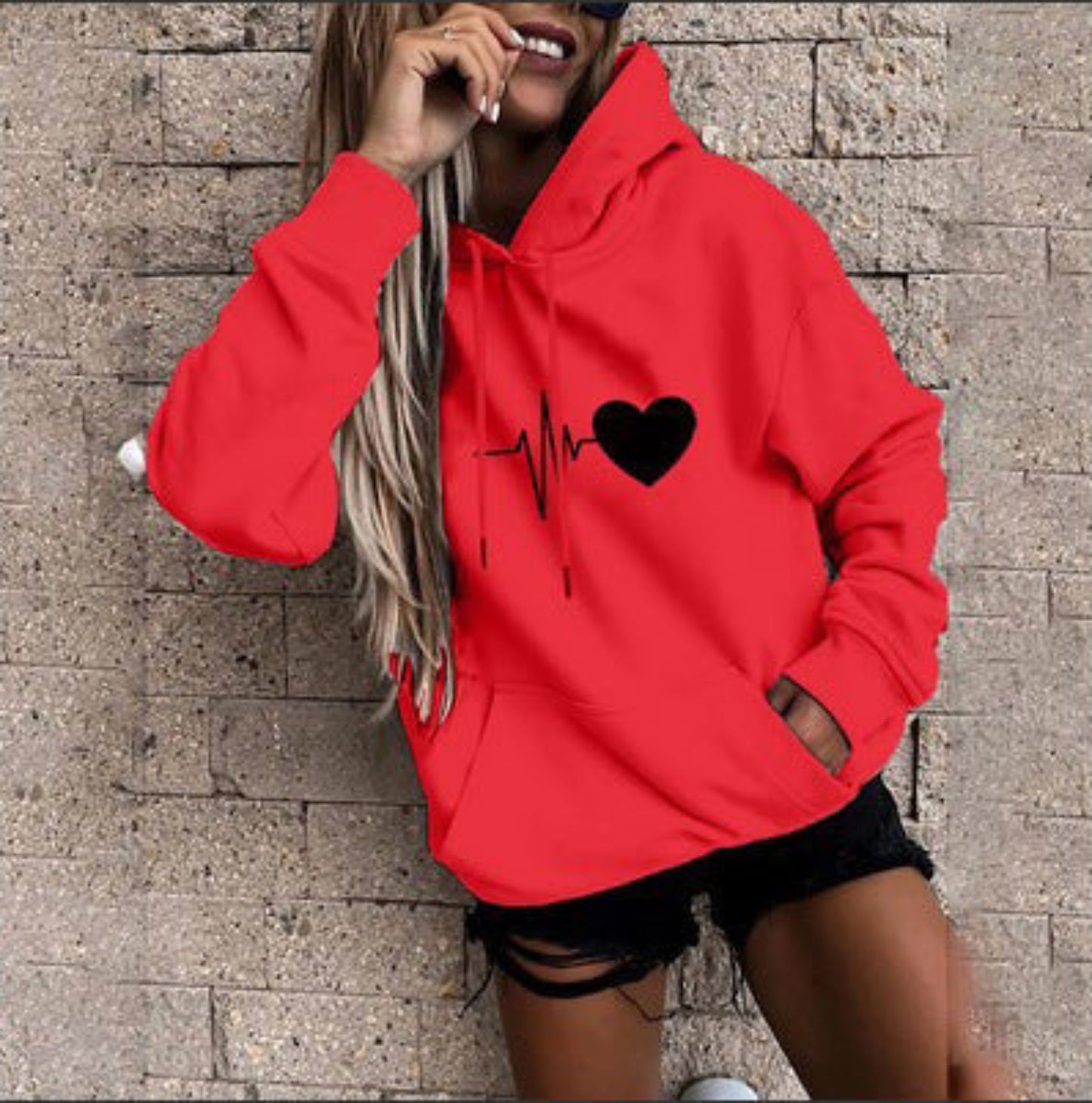 Women's Plus Velvet Hoodie Autumn Winter Coat