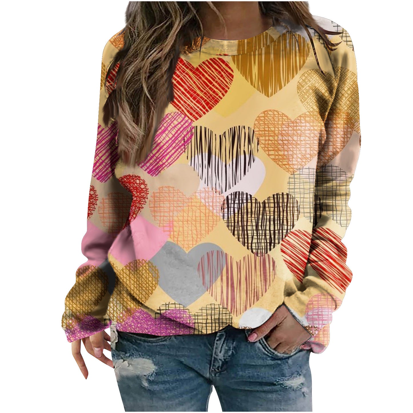 Women's Fashion Round Neck Japanese Sweater