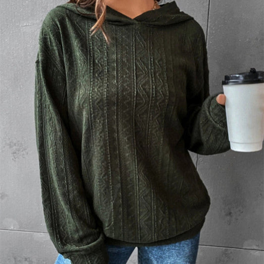 Loose fit long sleeve sweatshirt for women