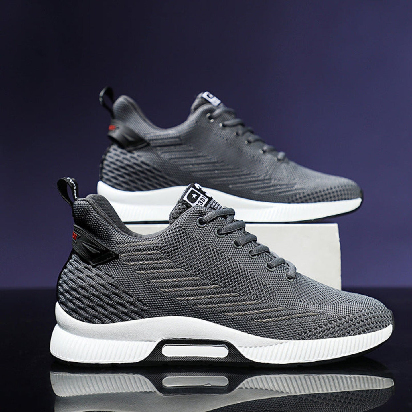 Height-increasing men's shoes, breathable mesh shoes, casual footwear