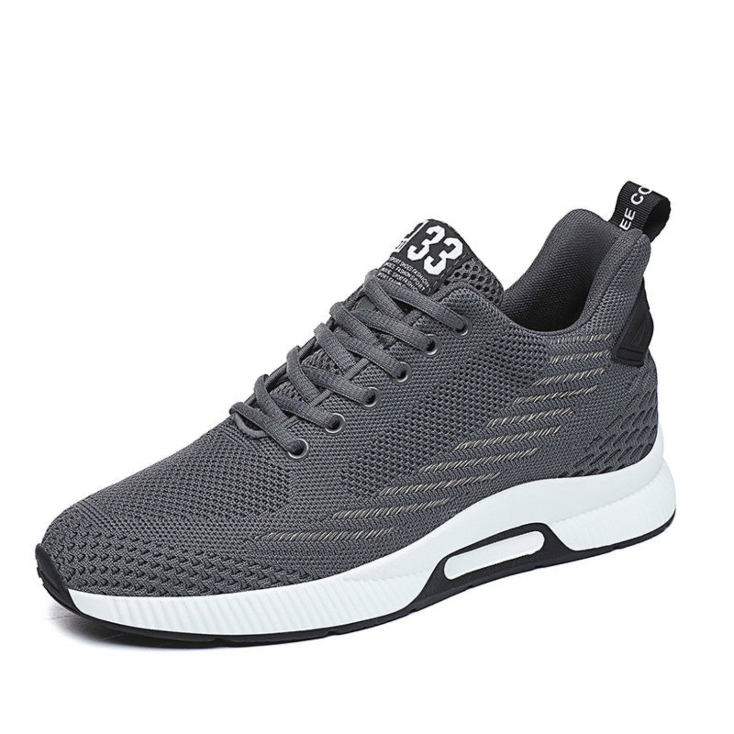 Height-increasing men's shoes, breathable mesh shoes, casual footwear